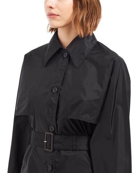 prada rain jacket women|prada nylon trench coat.